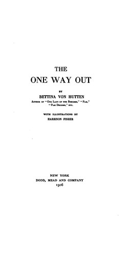 Cover for The one way out