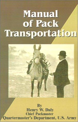 Cover for Manual of Pack Transportation