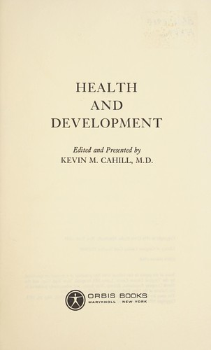 Cover for Health and development