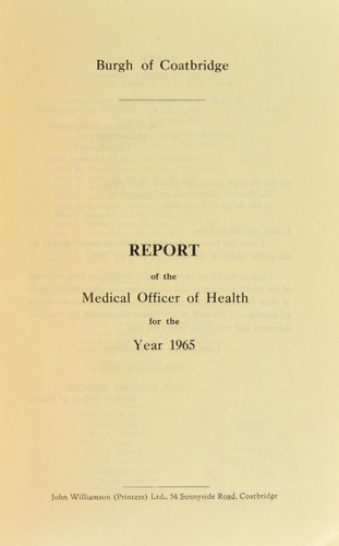 Cover for [Report 1965]