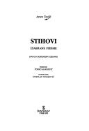 Cover for Stihovi