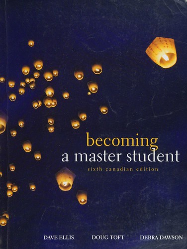 Cover for Becoming a master student