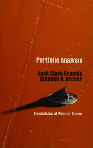 Cover for Portfolio analysis