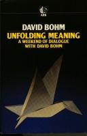 Cover for Unfolding meaning
