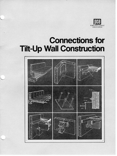 Cover for Connections for tilt-up wall construction.