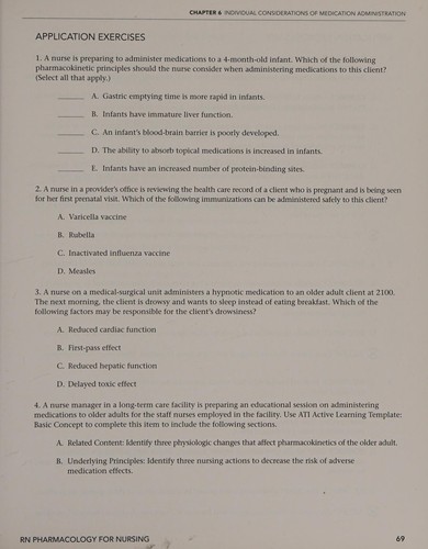 Cover for Registered nurse pharmacology for nursing