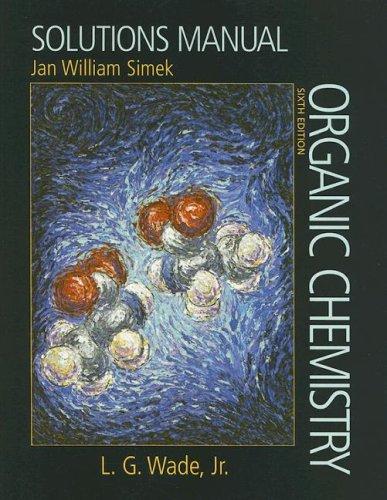 Cover for Solutions Manual Organic Chemistry