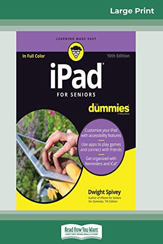 Cover for iPad For Seniors For Dummies, 10th Edition