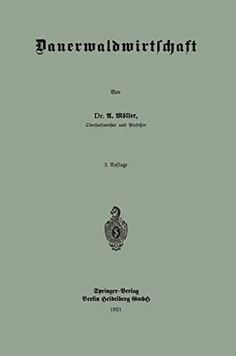 Cover for Dauerwaldwirtschaft