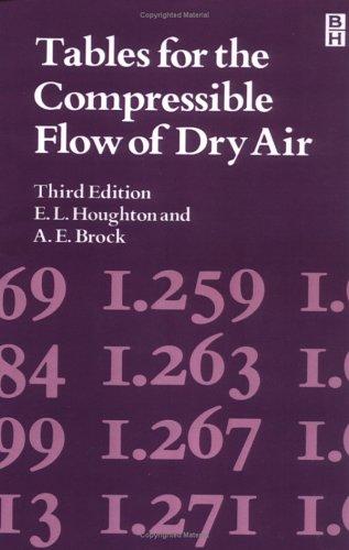 Cover for Tables for the compressible flow of dry air
