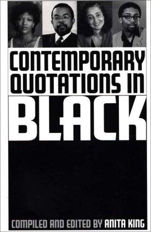 Cover for Contemporary quotations in Black