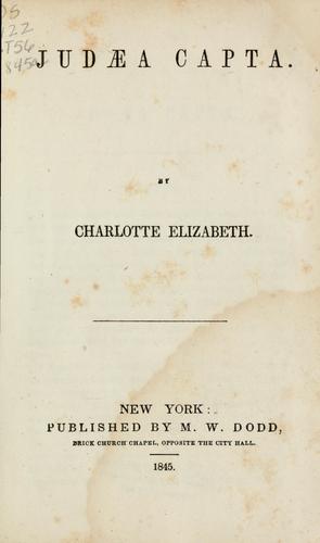 Cover for Judaea capta