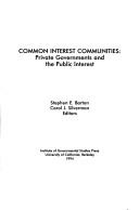 Cover for Common Interest Communities