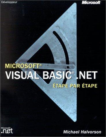Cover for Visual Basic .Net Etape par Etape