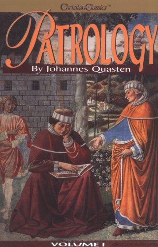 Cover for Patrology, Volume 1