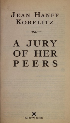Cover for A jury of her peers