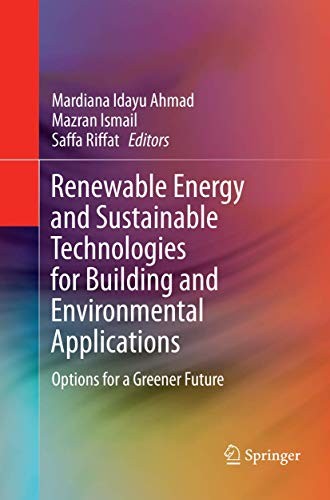 Cover for Renewable Energy and Sustainable Technologies for Building and Environmental Applications