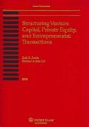 Cover for Structuring Venture Capital, Private Equity and Entrepreneurial Transactions ( Print Combo with CD-ROM )