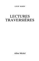 Cover for Lectures traversières