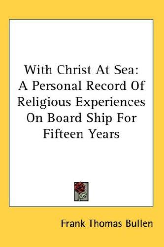 Cover for With Christ At Sea