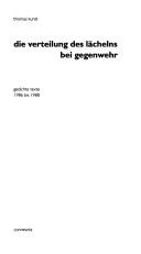 Cover for Die verteilung des lächelns bei gegenwehr