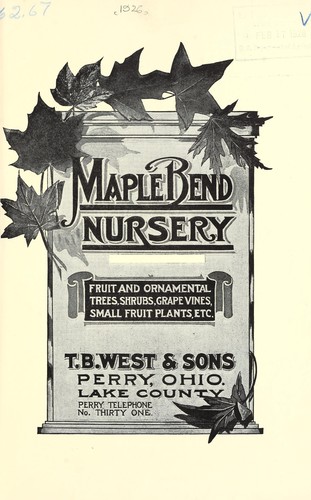 Cover for Fruit and ornamental trees, shrubs, grape vines, small fruit plants, etc