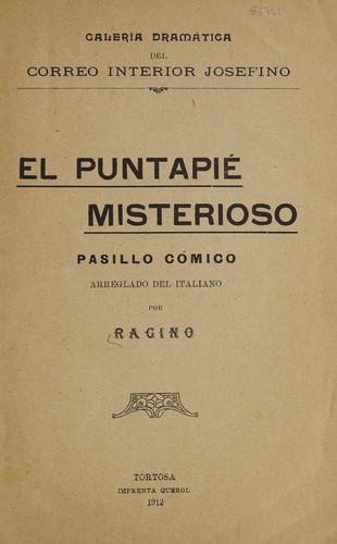 Cover for El puntapié misterioso