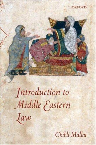 Cover for Introduction to Middle Eastern Law
