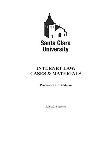 Cover for Internet Law