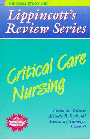 Cover for Critical care nursing