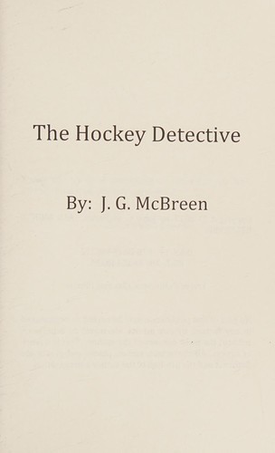 Cover for The hockey detective