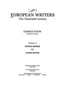 Cover for European writers