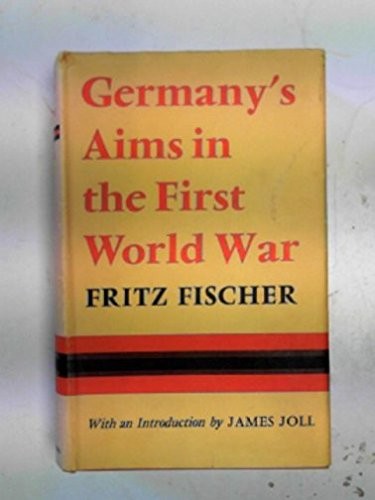 Cover for Germany's Aims in the First World War