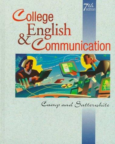 Cover for College English & communication.