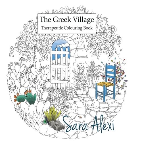 Cover for The Greek Village Colouring Book