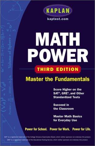 Cover for Kaplan Math Power, Third Edition 
