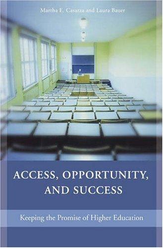 Cover for Access, opportunity, and success