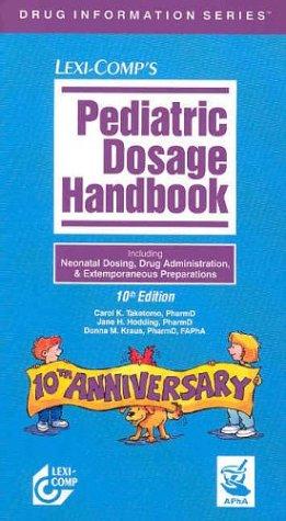 Cover for Pediatric Dosage Handbook