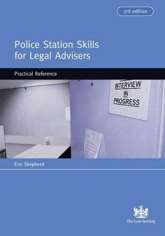 Cover for Police Station Skills for Legal Advisers