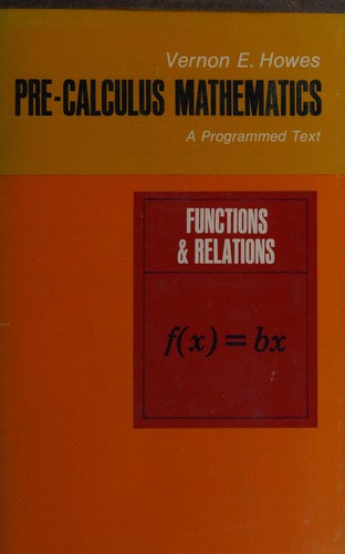 Cover for Pre-calculus mathematics