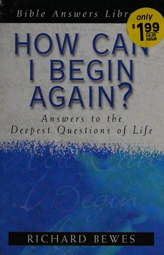 Cover for How can I begin again?