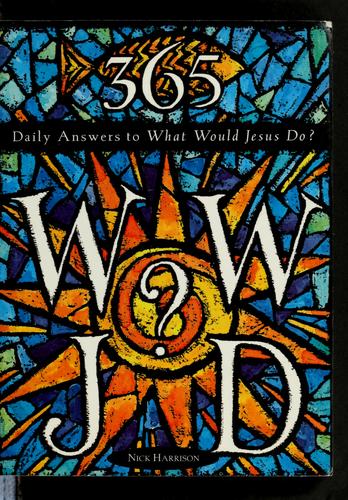 Cover for 365 WWJD?