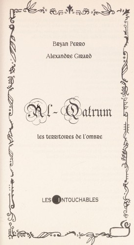 Cover for Al-Qatrum, les territoires de l'ombre