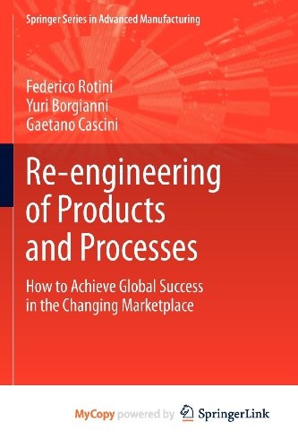 Cover for Re-engineering of Products and Processes