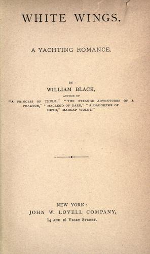 Cover for White wings