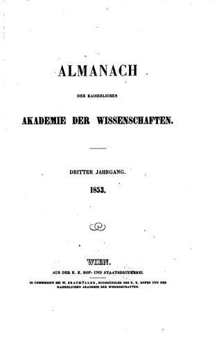 Cover for Almanach