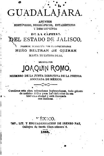 Cover for Guadalajara.