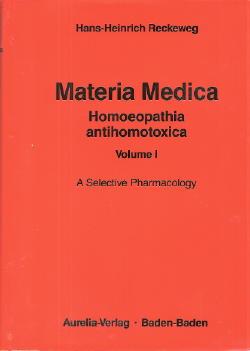 Cover for Materia medica: homeopathia antihomotoxica, volume I