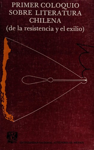 Cover for Primer coloquio sobre literatura chilena
