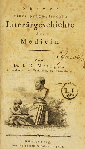 Cover for Zus©Þtze und Verbesserungen zu seiner Skizze einer pragmatischen Liter©Þrgeschichte der Medicin